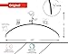 MAWA Style 40/PT by Reston Lloyd Euro Ultra Thin Non-Slip Space-Saving Clothing Hangers for Shirts & Dresses, Pack of 20, Silver, 20 Pack