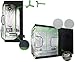 24”x24”x60” Indoor Grow Tent (Extra tall/Hulk Series) + 150W HPS Full Spectrum Light unit + Premium Soil + Hangers + Seedling Dome +TempHygrometer + 24-Hour Time + Cloth pots + Soil pods + Form’Jarthumb 3
