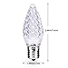 Brizled 25 Pack C9 LED Light Bulbs, White Replacement Bulb, Commercial Grade, 5 Diode (Led's) in Each Bulb. Fits in E17 Sockets.