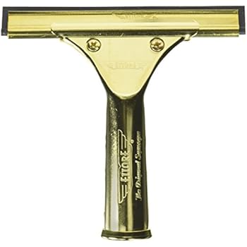 Ettore Solid Brass Squeegee, 6-Inch