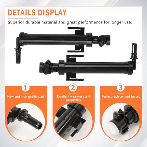 FanPaYY Headlight Washer Nozzle for 1 F20 F21 2 F22 3 Series F30 F31 F34 4er F36 F33 F32 Headlight Washer Nozzle 61677275657