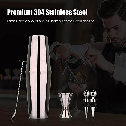 NXYJD Cocktail Shaker Bar Tool Set 15 stücke Edelstahl Bartender KIT Zubehör für Home Bar Party DIY – Bild 3