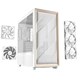 Antec Flux Wood White, 5 x PWM Fans