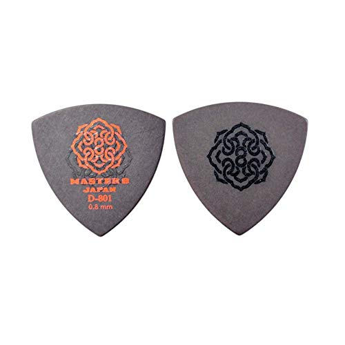 MASTER 8 JAPAN D801S-TR080 D-801 TRIANGLE HARDGRIP 0.8mm ギターピック×10枚商品画像