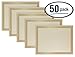 Better Office Products 50 Sheet Award Certificate Paper, Gold Foil Metallic Border, Ivory Letter Size Blank Paper, Diploma Certificates, Laser and Inkjet Printer Friendly, 8.5 x 11 Inches