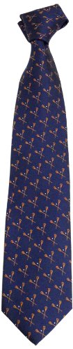 NCAA Men's Syracuse Orange Lacrosse Necktie, Blue/Orange - Thumbnail 3