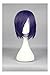 COSPLAZA Short Dark Purple Kirishima Role Play Anime Cosplay Wig Costume Accessory