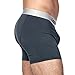 LAPASA Men's Boxer Briefs Cotton Stretch Bulge Pouch Trunk Underwear with Open Fly 4 Pack M03