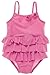 BeautyIn Baby Girl's One Piece Swimwear Ruffle Swimsuit Floral Swimming Cosutme