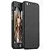 Pandawell iPhone 6S Plus Case, trade; 360 Degree All-round Full Body Protection Hard Slim Case with Tempered Glass Screen Protector for Apple iPhone 6 Plus/6S Plus 5.5 inch (Black)