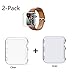 Sfmn Apple Watch 1 Case 2- Pack iwatch 1 42mm Case Ultra-Slim Cystal Clear Full Coverage All-Around PC Hard Cover Case for Apple Watch Series 1 42MM (Clear+Gray)(2Pack-42MM)