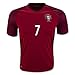 Soccer Kids 2016/2017 Football Soccer European Cup Ronaldo Home Portugal Kids Jersey & Shorts & Socks With Free Key Chain