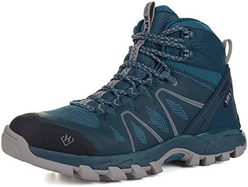 SKENARY Men's Mid Waterproof Hiking Boots, Breathable with High-Traction Grip Hiking