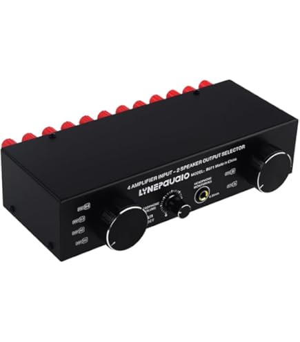 Amazon.com: 2 Zone Speaker Pair High Power Selector Switch