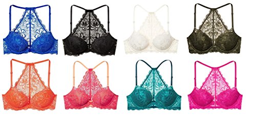 Victoria's Secret Pink The Date Lace Racerback Push-Up Bra