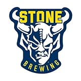 Stone Brewing Company - Headlock Sticker - Burgundy