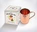 The Kicking Mule Authentic Handcrafted Moscow Mules Copper Mugs - 100% Pure 16oz Hammered Cup - Best Mug for Beer, Cocktails, Water and other Ice Cold Drinks