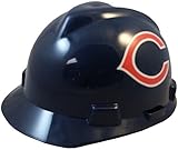 MSA NFL Ratchet Suspension Hardhats - Chicago Bears Hard Hats