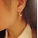 ShungHO Fashion Earrings Punk Simple Leaves Bird Earrings ,Gold