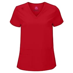 Natural Uniforms Women's Cool Stretch V-Neck Top