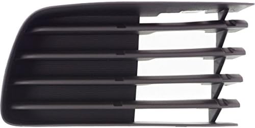 DAT AUTO PARTS  Front  Left Driver Side Bumper Fog Light Lamp Hole Cover Grille Molding Trim Replacement For 2004 - 2009 Toyota Prius Matte-Black Textured TO1039119 5311247020