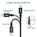 Iphone Cable,TIMMY iPhone Charging Cable 3PACK 6ft Nylon Braided iphone Charger Cable to USB Data Synchronization Cable Charger (BLACK)