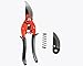 Ohuhu Traditional Bypass Pruning Shears Heavy Duty Garden Clippers Ideas for Cutting Stems, Branches, Shrubs and Hedges