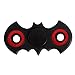 TO TOPLAY Bat Fidget Spinner Toy Stress Reducer High Speed Bearing- Perfect For ADD, ADHD, Anxiety, and Autism Adult Children (Black-red)