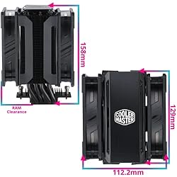 Cooler Master MasterAir MA612 Stealth ARGB CPU Air