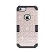 iPhone 7 Case, Anna Shop® Studded Rhinestone 3in1 Shockproof Hybrid [Heavy Duty] Full body Protective Case, Hard PC+Silicone Protective High Impact Defender Case Cover For Apple iPhone 7 Gold