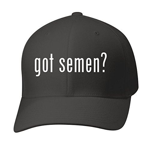 BH Cool Designs Got semen? - Baseball Hat Cap Adult, Black, Large/X-Large