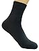 HZH Mens Antibacterial Bamboo Fiber Socks Pack of 10 (7-10 Size, Dark Grey)