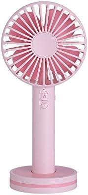 TOKI Mini Fan, Rechargeable USB Fan with Mirror, 3 Adjustable Wind Speed and Gust Pattern, Portable Handheld Fan for Home, Office, Dormitory, Sport, Travel and Outdoor Activities