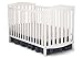 Delta Children Capri 3-in-1 Convertible Baby Crib, White