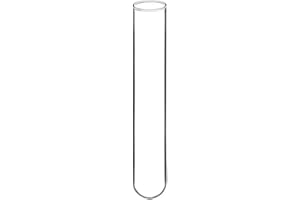 StonyLab Borosilicate Glass Round Bottom Test Tubes, 30mm OD X 165mm Length (Pack of 15)