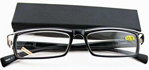 Reading Glasses Distinguished Plastic Meata Reader Black Frame (+3.25)