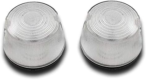 Ardillion 2 x E-MARKED 12V 24V WHITE FRONT SIDE MARKER ROOF LIGHTS CLEARANCE OUTLINE LAMPS TRUCK 4x4 OFF ROAD VAN RETRO