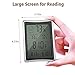 BENGOO Home Humidity Monitor Indoor Hygrometer Thermometer Stand/Wall Mount with 4 inch Large, LCD Display for Baby Room Bedroom Office Greenhouse Warehouse