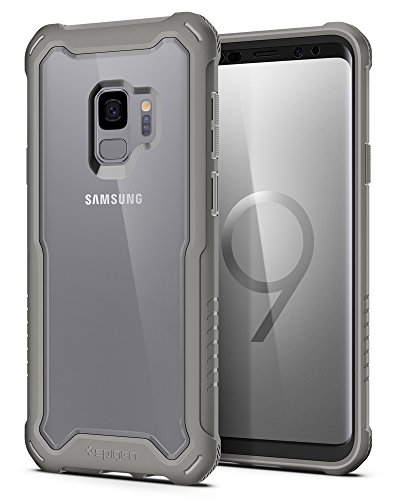 Spigen Hybrid 360 Galaxy S9 Case with 360 Full Body Coverage Protection with Tempered Glass Screen Protector for Samsung Galaxy S9 (2018) - Titanium Gray