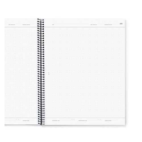 Vela Sciences Advanced Wirebound Lab Notebook, 9.25 x 11.75 inches, 144