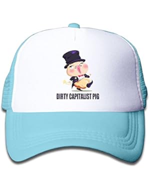 Dirty Capitalist Pig Baby Unisex Cool Adjustable Baseball Trucker Hat