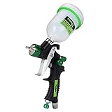 PowRyte Elite 4.2 Oz Composite Mini HVLP Gravity Feed Air Spray Gun - 0.8mm Nozzle
