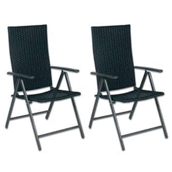 Gartenstühle Rattan Klappbar