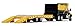 First Gear 1/50 Scale Diecast Collectible Yellow/Black/Yellow Kenworth T880 Dump Truck with Beavertail Trailer (50-3406)