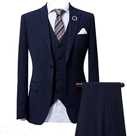 Promnovas Men's Suit 2 Button 3pc Dress Suit Sets