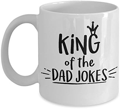 King Of The Dad Jokes Coffee Mug - 11oz Mug - Inspiration Gift For Father’s Day
