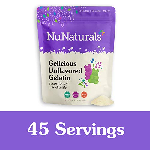 1 NuNaturals+Gelicious+Unflavored+Gelatin+Pound