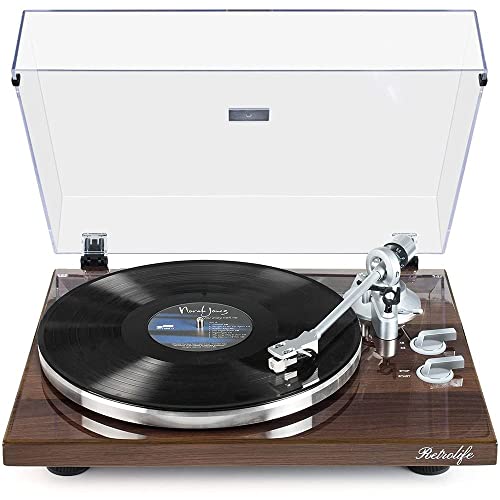 Photo 1 of Turntables Belt-Drive Record Player with Wireless Output Connectivity, Vinyl Player Support 33&45 RPM Speed Phono Line USB Digital to PC Recording with Advanced Magnetic Cartridge&Counterweight
