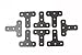 Metal T Bracket, 8 Pack