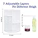 PFFY Rotating Makeup Organizer Make Up Organizers and Storage Box Gift for Women Adjustable Multi-Function Cosmetic Case Makeup Stand Beauty Brush Holder Countertop